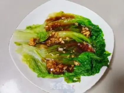 Make Pelican garlic lettuce step 5