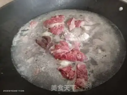 Make Lamb soup step 1