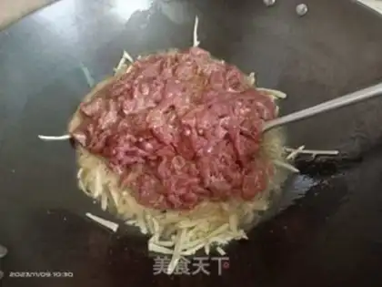 Make Scrambled beef step 5
