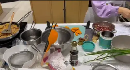 Make Spanish mixed olive pumpkin steamed veal step 5