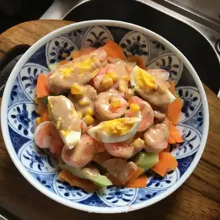Make Corn shrimp salad step 9
