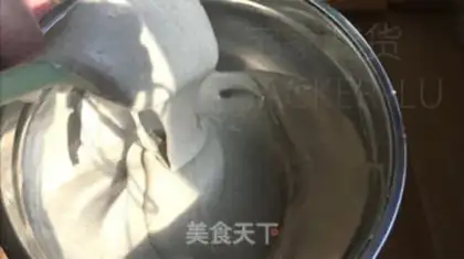 Make Black and sesame early cake step 14