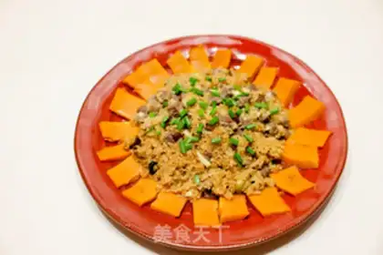Make Spanish mixed olive pumpkin steamed veal step 11