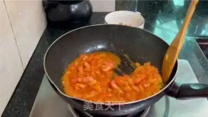 Make Tomato eggnog noodles step 8