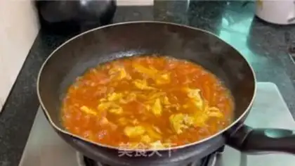 Make Tomato eggnog noodles step 11