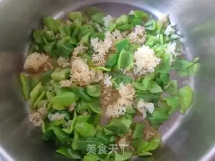 Make Silver-eared green pepper step 8