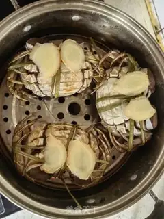 Make Ginger evaporated crabs step 5