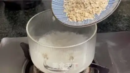 Make Milk, silver, oatmeal step 6