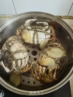 Make Ginger evaporated crabs step 6
