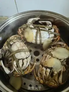 Make Ginger evaporated crabs step 7
