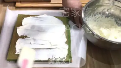 Make Coconut with a Swiss roll step 27