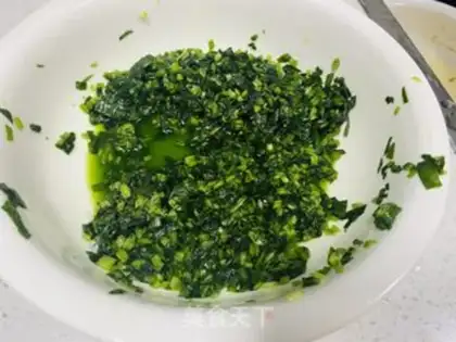 Make Spinach tofu step 2