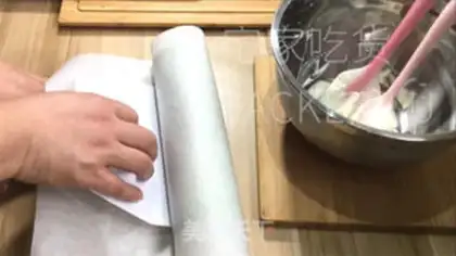 Make Coconut with a Swiss roll step 31