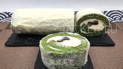 Make Coconut with a Swiss roll step 36