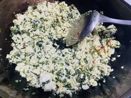 Make Spinach tofu step 8