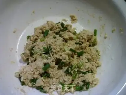 Make Shrimp tofu pie step 4
