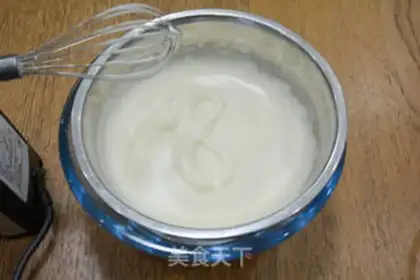 Make Orange fragrance sponge cake step 1