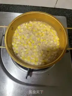 Make Milky corn oatmeal step 6