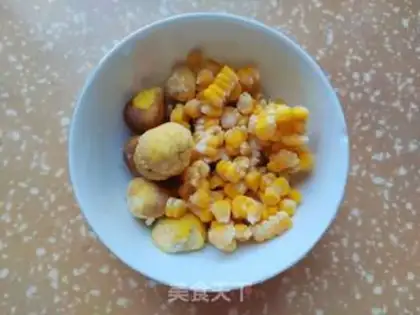 Make Chestnut corn soy step 1