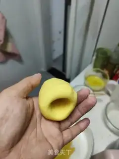 Make Pure corn-noodle nest step 1