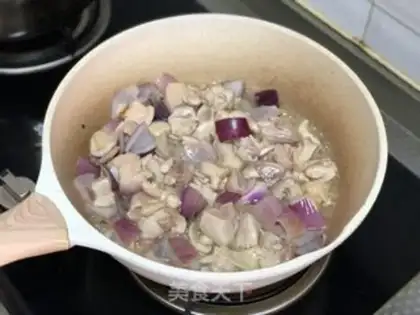 Make Coconut curry chicken step 2