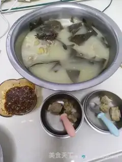 Make Poongullion bouquet soup step 6