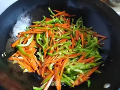 Make Carrot pepper for chicken step 4
