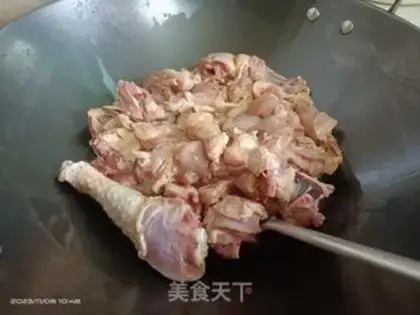 Make Yellow chicken step 4