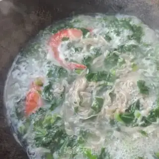 Make Black Tiger Shrimp Hot Soy Bean Noodle step 9
