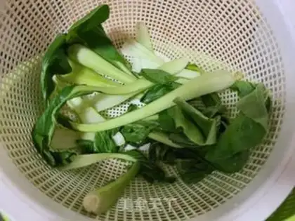 Make ♪ Green corn pelts of egg fried ♪ step 0