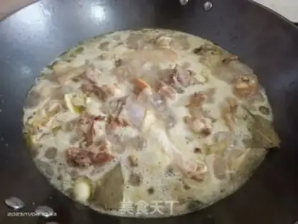 Make Yellow chicken step 6