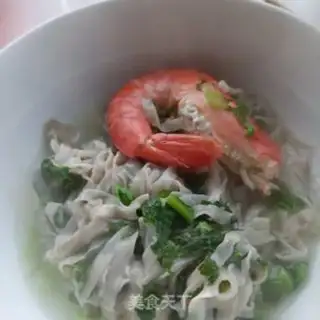 Make Black Tiger Shrimp Hot Soy Bean Noodle step 11