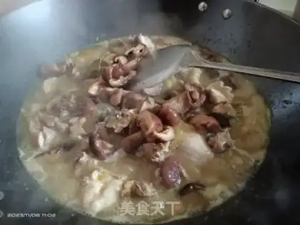 Make Yellow chicken step 8