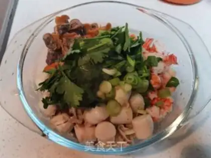 Make Smash the golden needles and the little seafood step 9