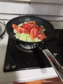 Make Tomato eggs and broccoli step 5