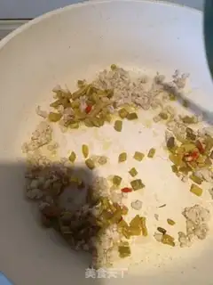Make Sour bean rice step 1