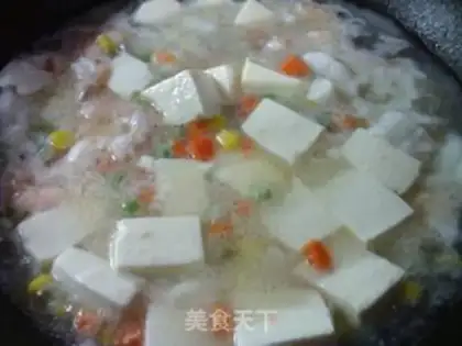 Make Cream squid and shrimp scab step 7