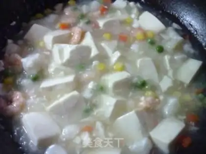Make Cream squid and shrimp scab step 11