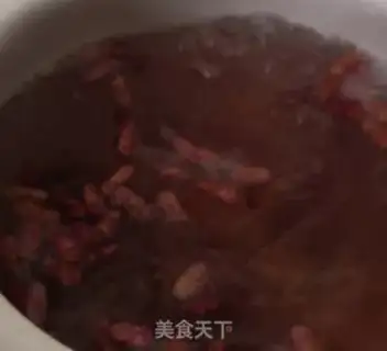 Make Corn bean congee step 1