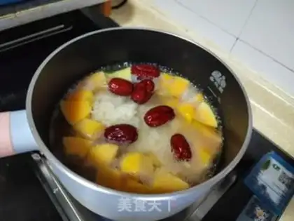 Make Pumpkin and egg soup step 3