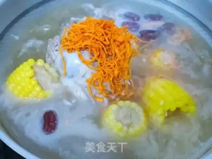 Make Porridge and pork soup step 6