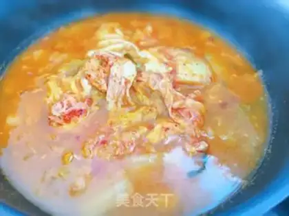 Make Hot fried rice cake step 4