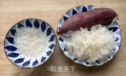 Make Silver-eared potatoes and rice step 0