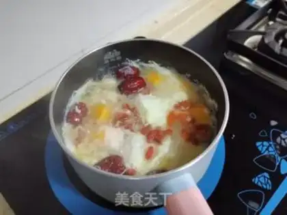 Make Pumpkin and egg soup step 5