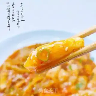 Make Hot fried rice cake step 8