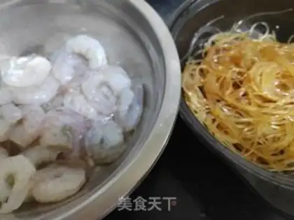 Make A shrimp fan step 0