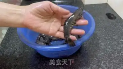 Make Shrimp tofu step 1