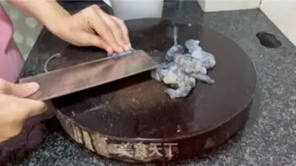 Make Shrimp tofu step 3