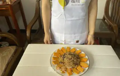 Make Spanish mixed olive pumpkin steamed veal step 8