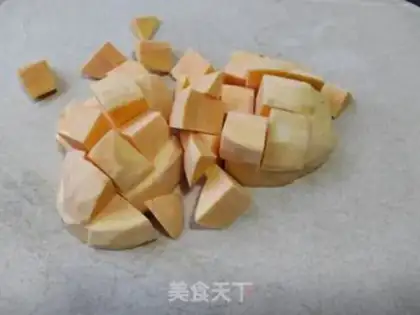 Make The silver spoon of the red potato date step 2